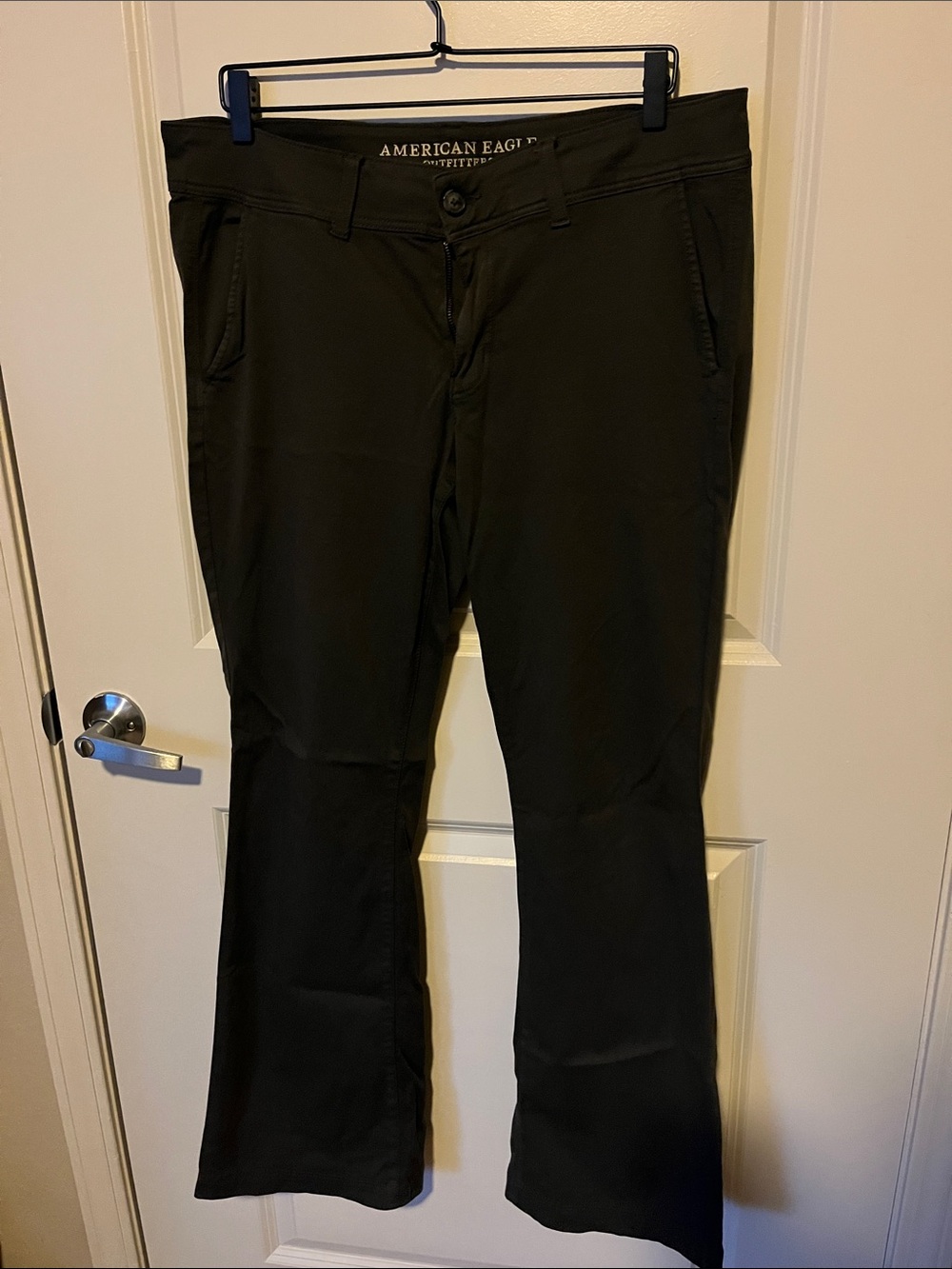 American Eagle Outfitters Dark Grey Kick Boot Pants